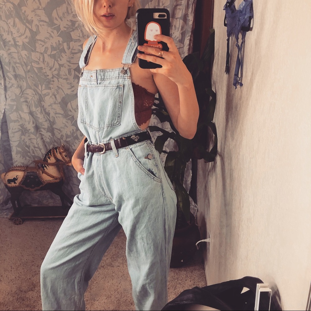 Levi’s Larger Than Life Bleached Overalls